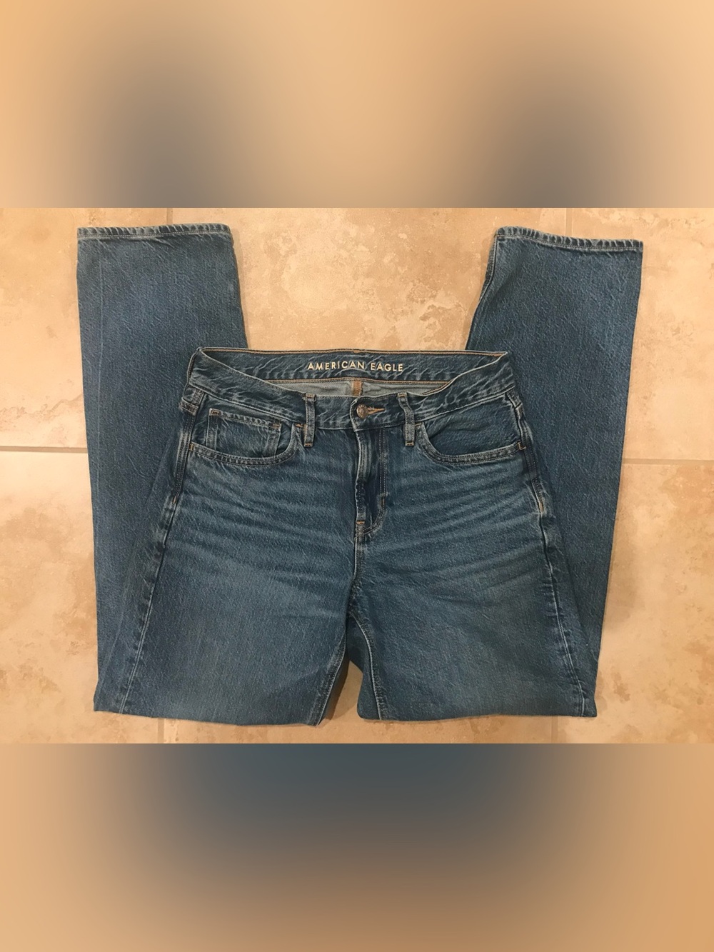 AE '90s Straight Rigid Jean (Classic Blue) - Size 2 - Picture 2 of 13